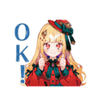 スチパンお嬢様の秋のご挨拶（個別スタンプ：24）