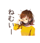 OLの秋♡きれいめ女子の日常（個別スタンプ：15）