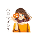OLの秋♡きれいめ女子の日常（個別スタンプ：22）
