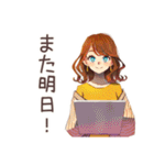 OLの秋♡きれいめ女子の日常（個別スタンプ：31）