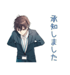 社畜の上司連絡★男性編（個別スタンプ：13）
