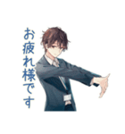 社畜の上司連絡★男性編（個別スタンプ：19）