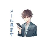 社畜の上司連絡★男性編（個別スタンプ：27）