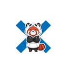 パンダになりたいレッサーパンダ16ver（個別スタンプ：10）