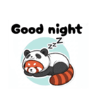 Red panda wanna be a panda！（個別スタンプ：8）