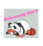 Red panda wanna be a panda！（個別スタンプ：11）