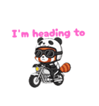 Red panda wanna be a panda！（個別スタンプ：12）