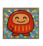 ダルマ戦士レトロ爆誕団@SFW（個別スタンプ：1）