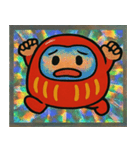 ダルマ戦士レトロ爆誕団@SFW（個別スタンプ：2）