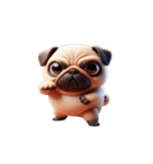 超便利なパグ会話必須スタンプ,（個別スタンプ：2）