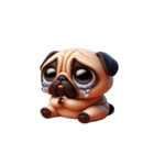 超便利なパグ会話必須スタンプ,（個別スタンプ：12）