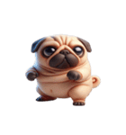 超便利なパグ会話必須スタンプ,（個別スタンプ：13）
