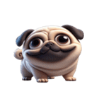 超便利なパグ会話必須スタンプ,（個別スタンプ：16）