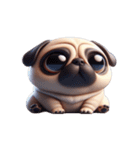 超便利なパグ会話必須スタンプ,（個別スタンプ：18）
