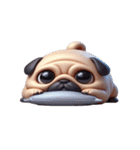 超便利なパグ会話必須スタンプ,（個別スタンプ：19）