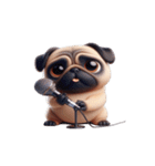 超便利なパグ会話必須スタンプ,（個別スタンプ：22）