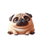 超便利なパグ会話必須スタンプ,（個別スタンプ：30）