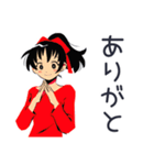 ポニテ女子の秋★日常ことば（個別スタンプ：3）