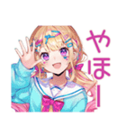 パステル女子のグルチャ（個別スタンプ：2）