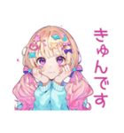 パステル女子のグルチャ（個別スタンプ：6）