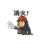 頼れる消防士さん（個別スタンプ：9）