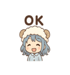 あくびちゃんのほっこりおねむスタンプ（個別スタンプ：6）
