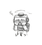 デッサンしたロボットスタンプ（個別スタンプ：23）