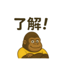 ごきげんゴリラ 毎日スタンプ（個別スタンプ：24）