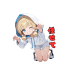 ​【毎日使える】ふわふわおばけのスタンプ（個別スタンプ：17）