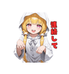 ​【毎日使える】ふわふわおばけのスタンプ（個別スタンプ：32）