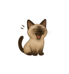 シャム猫（シャムねこ）（個別スタンプ：21）
