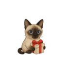 シャム猫（シャムねこ）（個別スタンプ：35）