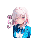 【日常使いに】癒しのピンクJK（個別スタンプ：20）