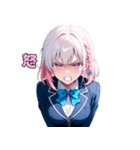 【日常使いに】癒しのピンクJK（個別スタンプ：24）