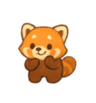 あかいレッサーパンダPandiのまいにち（個別スタンプ：6）