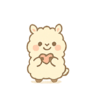 ふわふわアルパカLalaのまいにち（個別スタンプ：2）