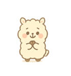 ふわふわアルパカLalaのまいにち（個別スタンプ：3）