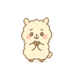 ふわふわアルパカLalaのまいにち（個別スタンプ：4）