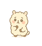 ふわふわアルパカLalaのまいにち（個別スタンプ：5）