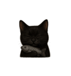 黒猫（くろねこ / Kuro-neko）（個別スタンプ：15）