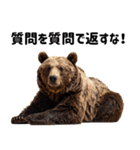 熊がイカすセリフで盛り上げる（個別スタンプ：34）