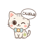 幸丸の猫スタンプ第1弾 挨拶と日常会話（個別スタンプ：3）