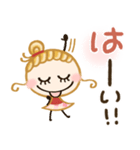 思いやり敬語♡愛されgirl（個別スタンプ：31）