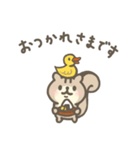 連絡用❤️リスのしましま（個別スタンプ：1）