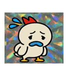 ニワトリきらきら感情便@SFW（個別スタンプ：1）