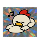 ニワトリきらきら感情便@SFW（個別スタンプ：6）