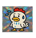 ニワトリきらきら感情便@SFW（個別スタンプ：7）