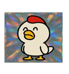 ニワトリきらきら感情便@SFW（個別スタンプ：8）