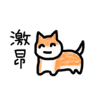 笑ながらキレる犬（個別スタンプ：7）