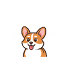 動く！コーギーのスタンプ！（個別スタンプ：14）